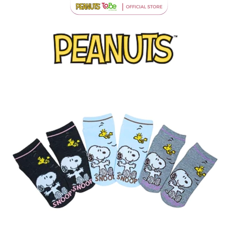 vớ cổ ngắn snoopy peanuts woodstock