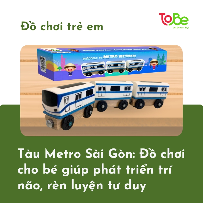 đồ chơi cho bé, tàu metro sài gòn
