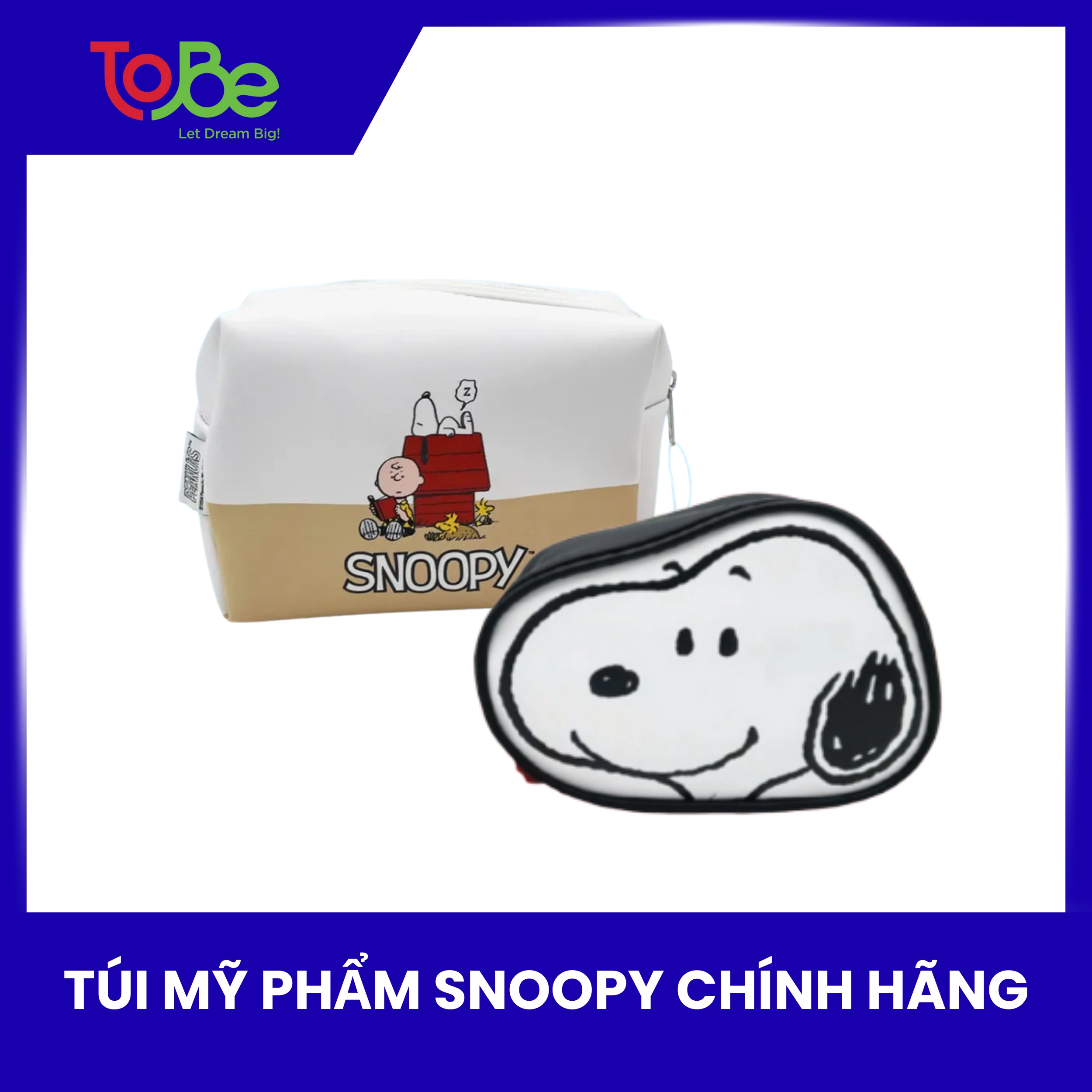 túi mỹ phẩm Snoopy