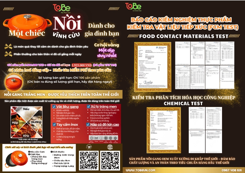 nồi gang, nồi đúc, nồi tráng men