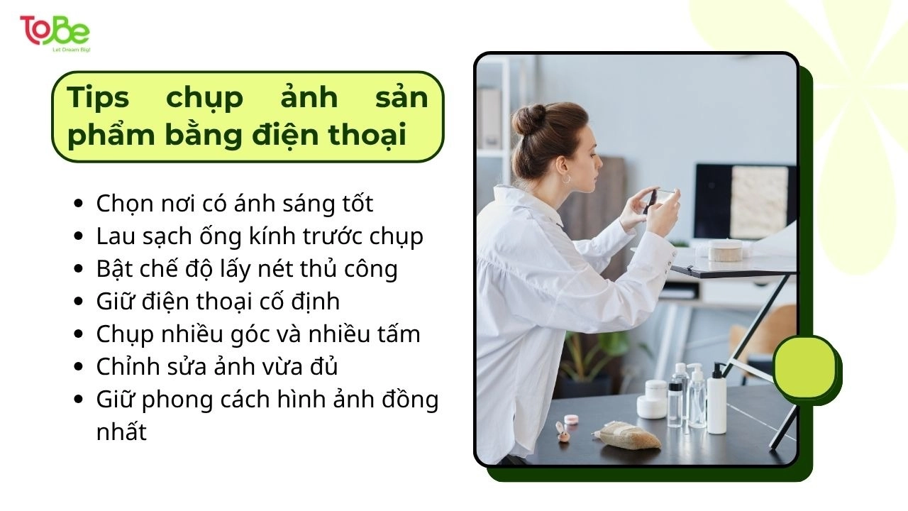 Một số mẹo giúp chụp ảnh sản phẩm bằng điện thoại chuyên nghiệp hơn