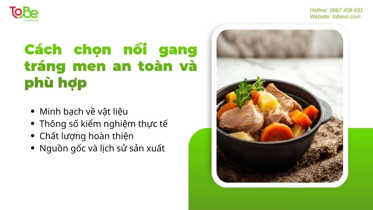 Những tiêu chí giúp bạn chọn chiến nồi gang an toàn và phù hợp