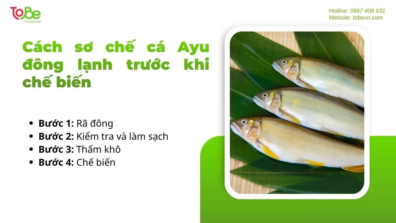 Những bước sơ chế cá tránh làm vỡ phần trứng