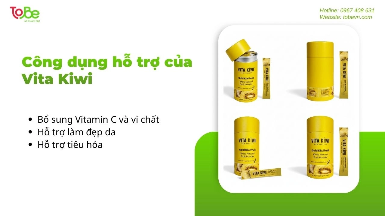 Một số công dụng của Vita Kiwi