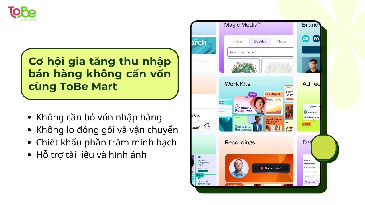 Rèn kỹ năng edit ảnh, kiếm thêm thu nhập cùng CTV ToBe Mart