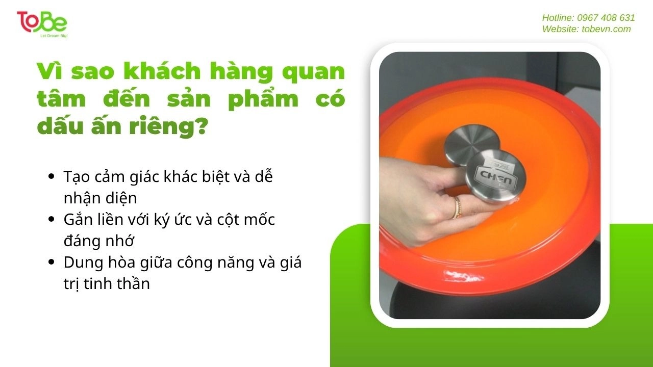 Sản phẩm có dấu ấn riêng mang ý nghĩa tinh thần cao