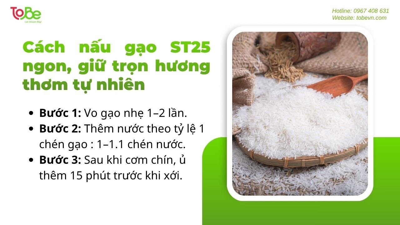 Bí quyết nấu gạo ST thơm ngon tự nhiên