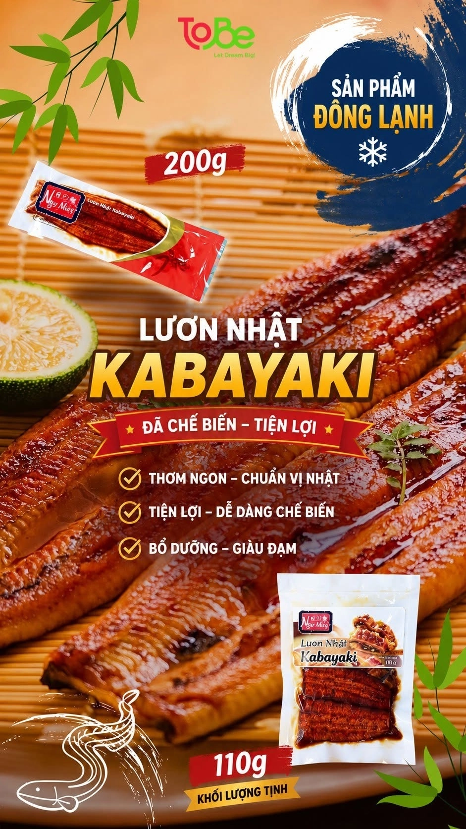 Lươn nướng sốt Kabayaki của ToBe Mart