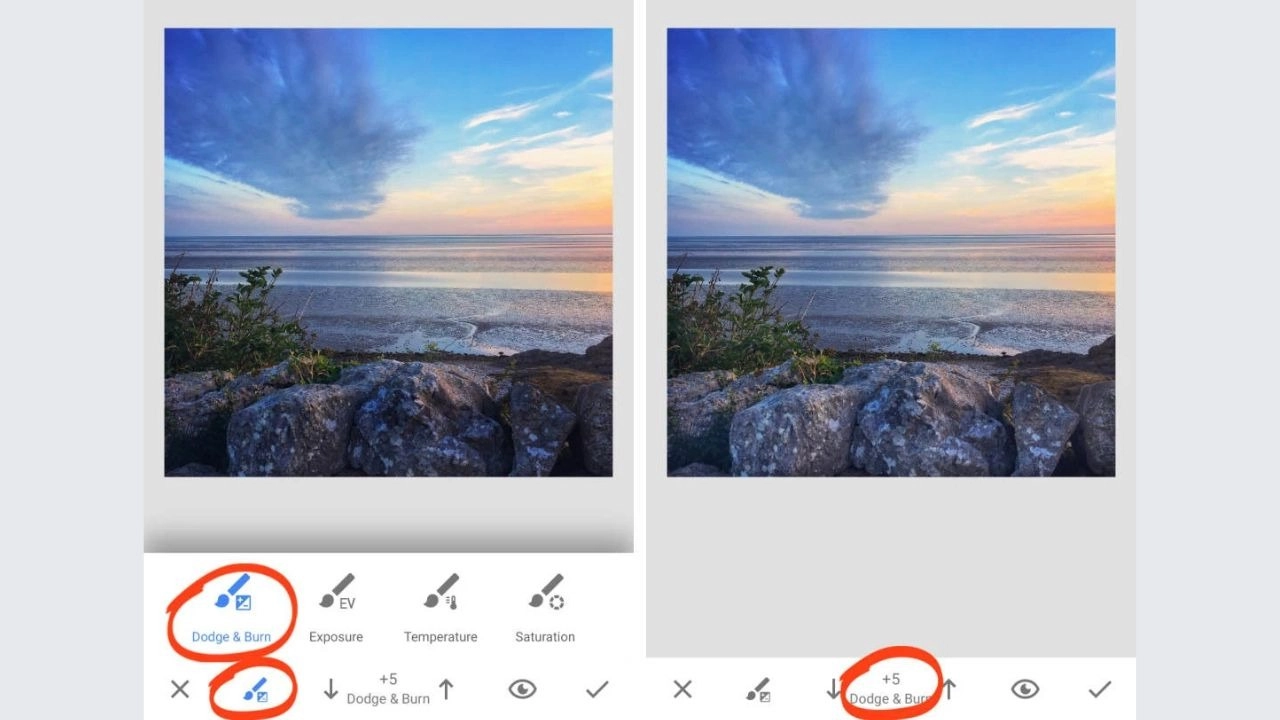 Snapseed phù hợp làm poster, tạo nội dung từ template có sẵn