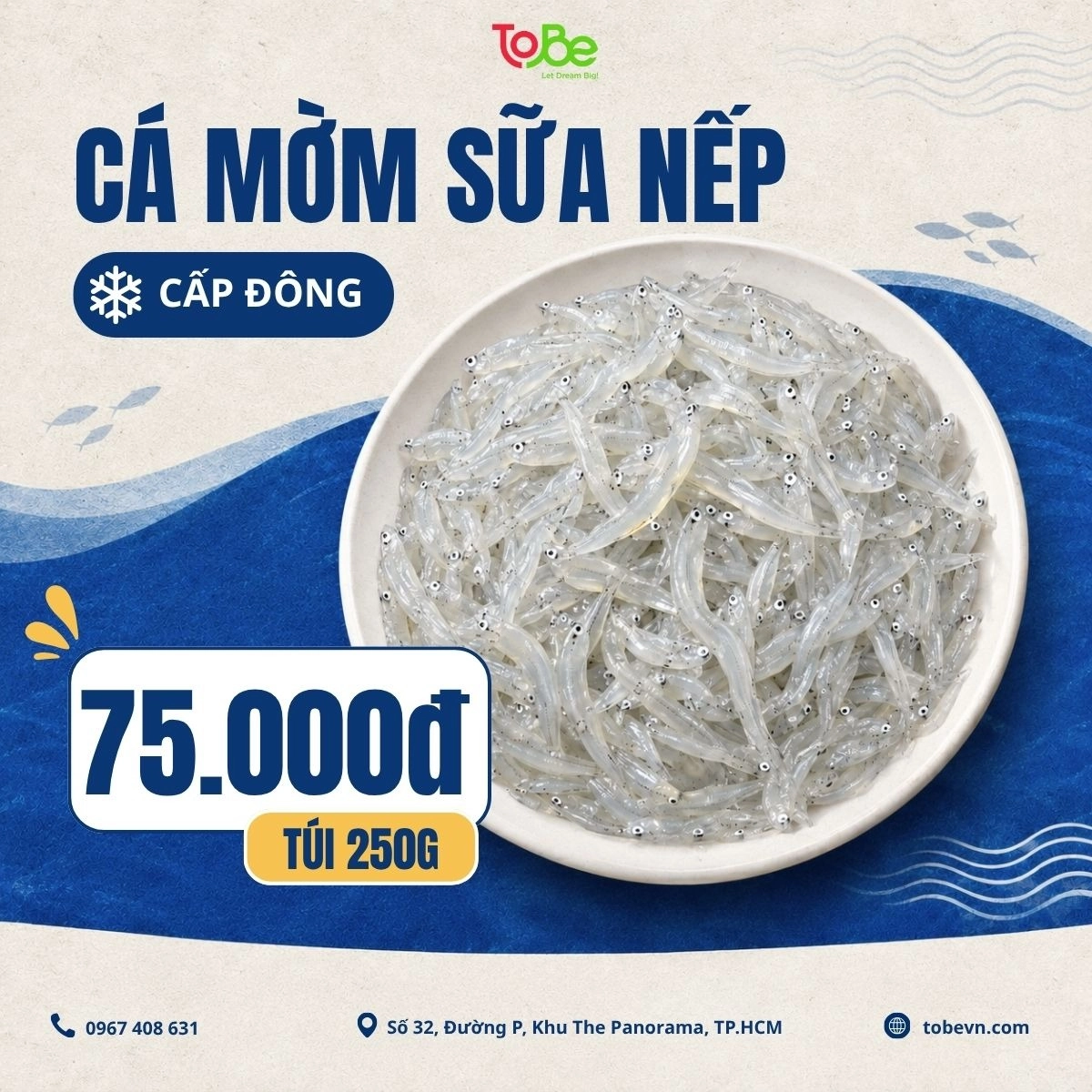 Cá mờm sữa nếp tại ToBe Mart