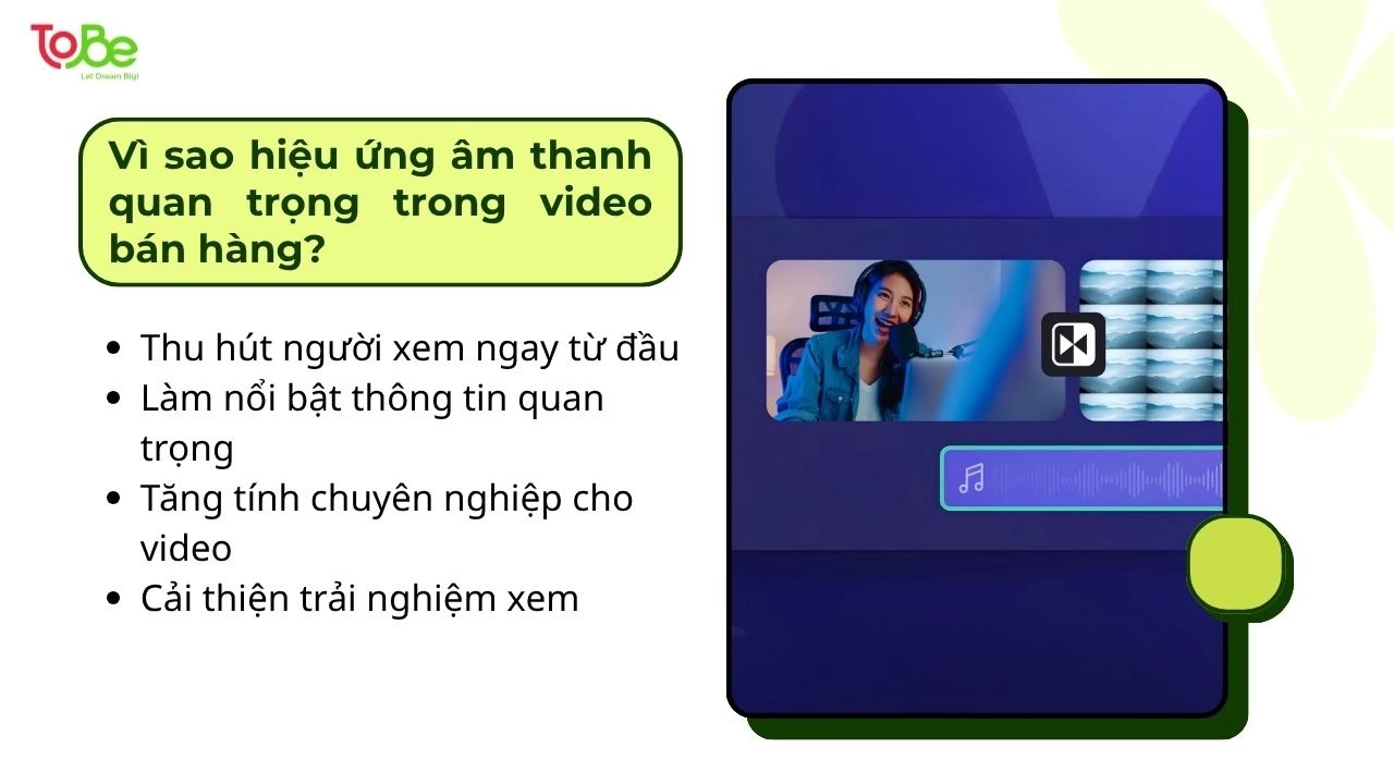 Sound Effects giúp video của bạn thêm thu hút và đạt hiểu quả cao hơn