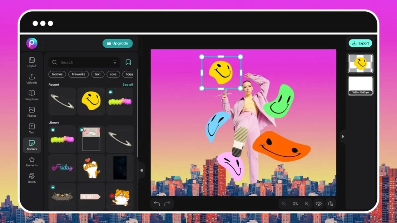 Picsart phù hợp cho việc ghép nhiều ảnh, xóa nền, thêm chữ , chỉnh màu,...