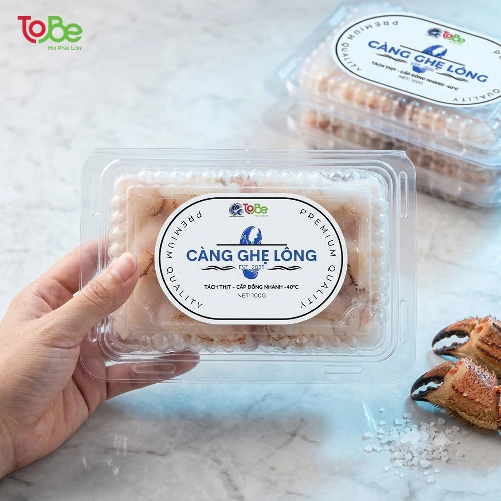Càng ghẹ lông tại ToBe Mart
