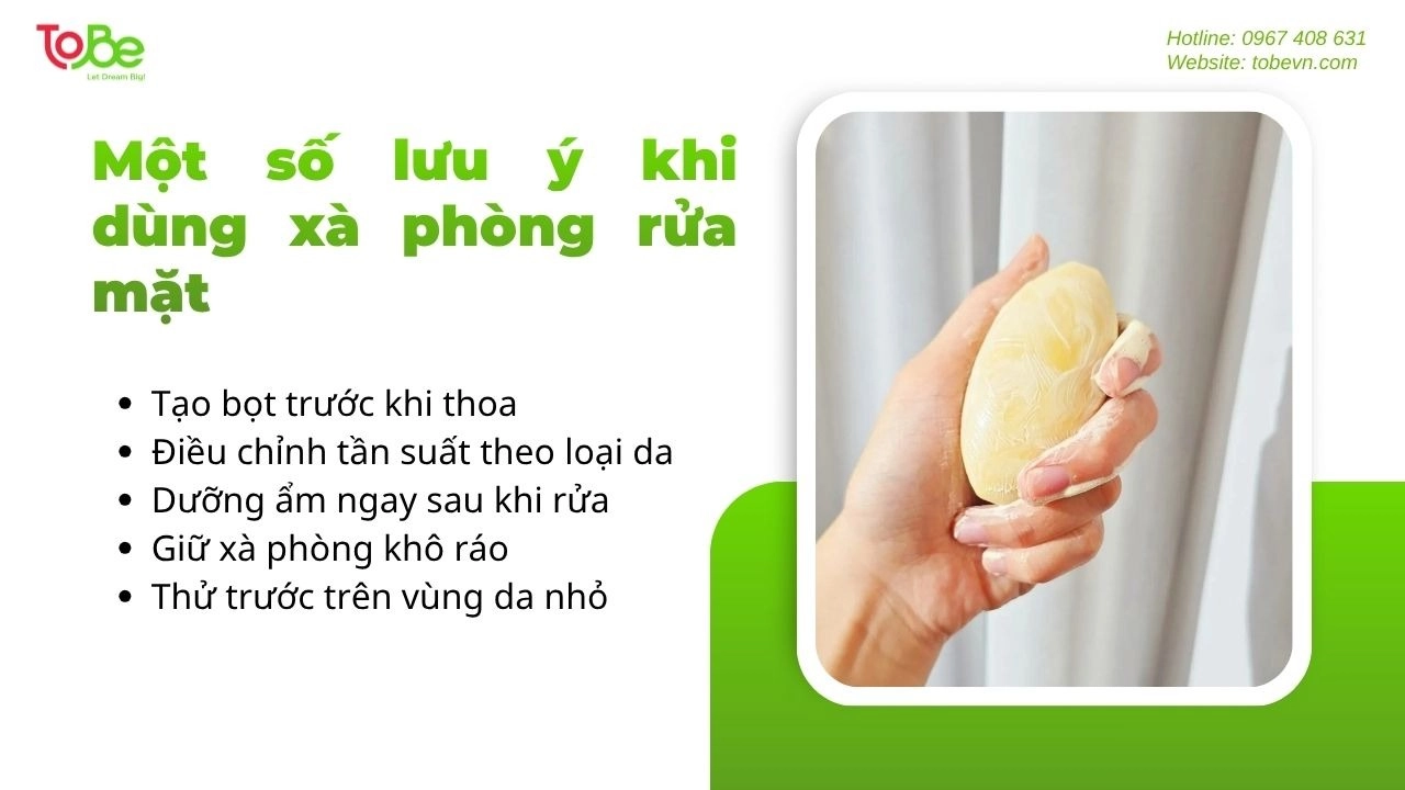 Những lưu ý khi dùng xà phòng rửa mặt bạn cần biết